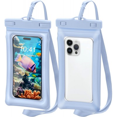 Oem Αδιάβροχη Θήκη Waterproof Pouch Floating Airbag Για Κινητά έως 7,2" ( 200 * 100 mm ) Γαλάζιο