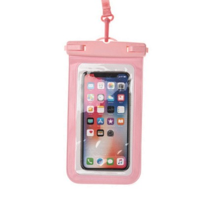 Oem Αδιάβροχη Θήκη Waterproof Pouch Floating Airbag Για Κινητά έως 7,2" ( 200 * 100 mm ) Ροζ