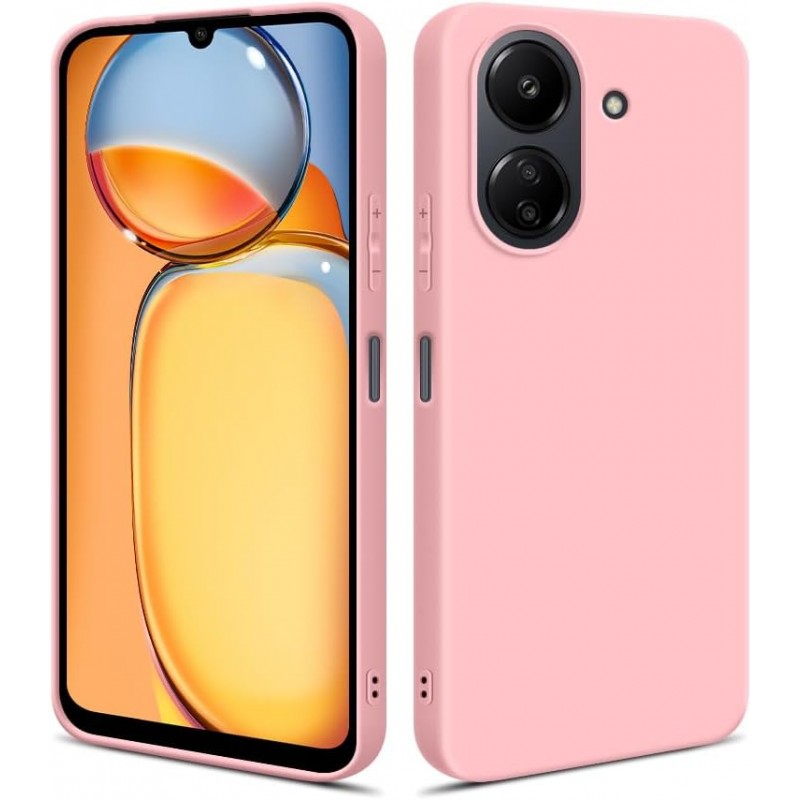Oem Θήκη Σιλικόνης Matt 1,5 mm Για Motorola Moto E13 Ροζ