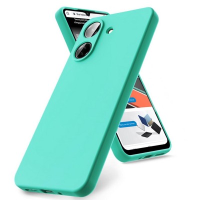 Oem Silicone Case Matt 1.5 mm Για Oppo A40 / A60 5G Τιρκουάζ