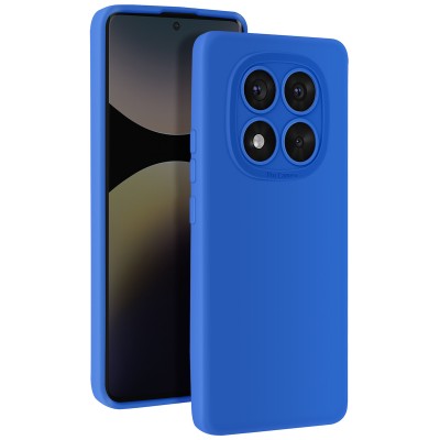 Oem Θήκη Σιλικόνης Matt 1,5 mm Για Xiaomi Redmi Note 14 Pro 5G Ανοιχτό Μπλε