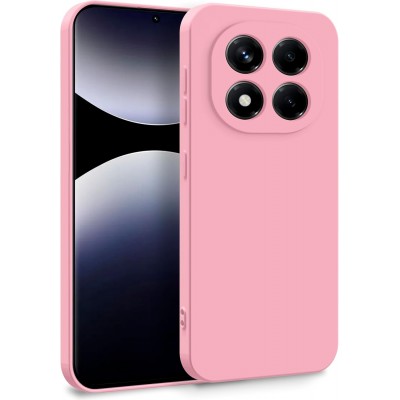 Oem Θήκη Σιλικόνης Matt 1,5 mm Για Xiaomi Redmi Note 14 Pro 5G Ροζ