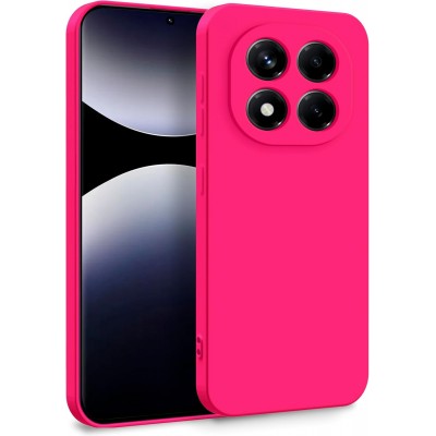 Oem Θήκη Σιλικόνης Matt 1,5 mm Για Xiaomi Redmi Note 14 Pro 5G Φούξια