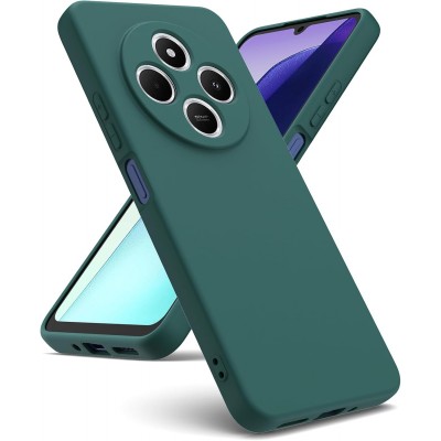 Oem Θήκη Σιλικόνης Matt 1,5 mm Για Xiaomi Redmi 14C Σκούρο - Πράσινο