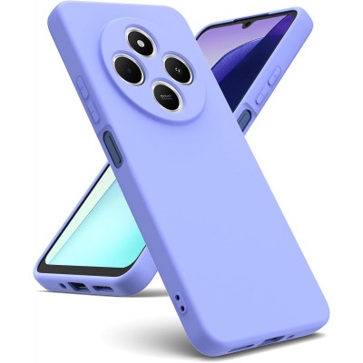 Oem Θήκη Σιλικόνης Matt 1,5 mm Για Xiaomi Redmi 14C Λιλά