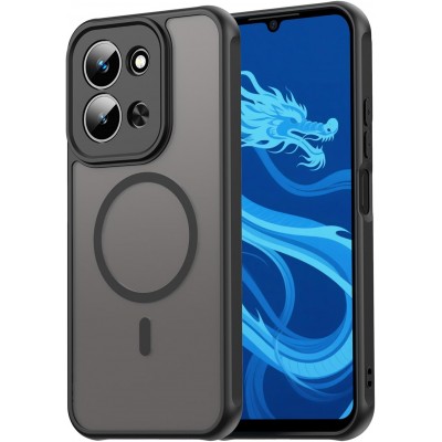 Oem Θήκη Back Cover Electro Magsafe Ημιδιαφανή Για Xiaomi Redmi 15C 4G / 5G 173,16 mm Μαύρο