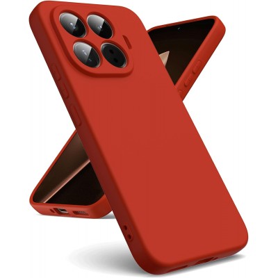 Oem Θήκη Σιλικόνης Matt 1,5 mm Για Xiaomi 15T Pro 5G Κόκκινο