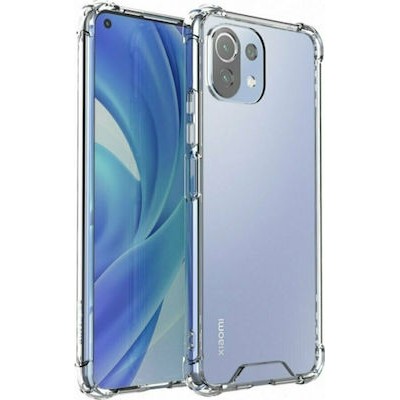 Oem Θήκη Σιλικόνης Anti Shock (1.5mm) Για Xiaomi Mi 11 Lite 4G / 5G  Διάφανο