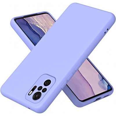 Oem Θήκη Σιλικόνης Matt 1,2 mm Για Xiaomi Redmi Note 10 4G / 10S Λιλά