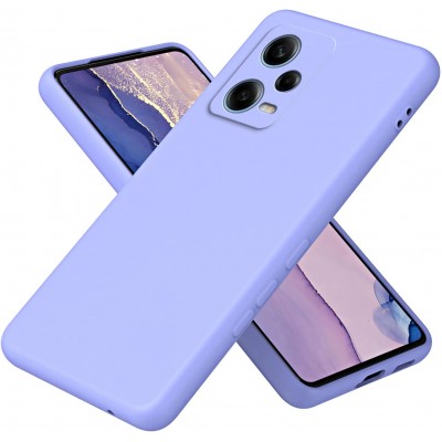 Oem Θήκη Σιλικόνης Matt 1,2 mm Για Xiaomi Redmi Note 12 Pro 5G Λιλά