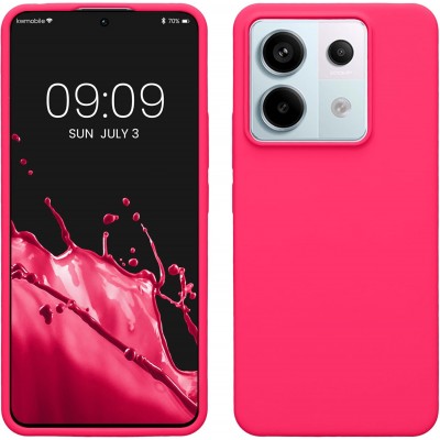 Oem Θήκη Σιλικόνης Matt 1,2 mm Για Xiaomi Redmi Note 13 Pro 5G Φούξια
