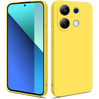 Oem Θήκη Σιλικόνης Matt 1,2 mm Για Xiaomi Redmi Note 13 Pro 4G Κίτρινο