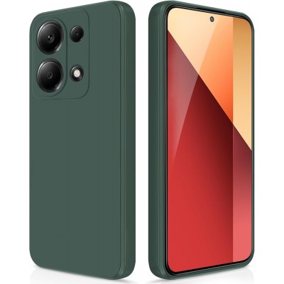 Oem Θήκη Σιλικόνης Matt 1,2 mm Για Xiaomi Redmi Note 13 Pro 4G Σκούρο - Πράσινο