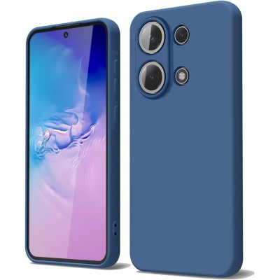 Oem Θήκη Σιλικόνης Matt 1,2 mm Για Xiaomi Redmi Note 13 Pro 4G Σκούρο - Μπλε