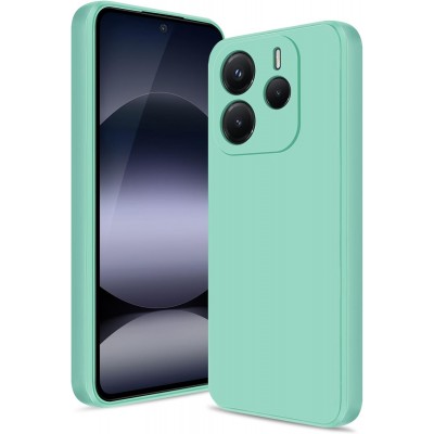 Oem Θήκη Σιλικόνης Matt 1,5 mm Για Για Xiaomi Redmi Note 14 4G Τιρκουάζ