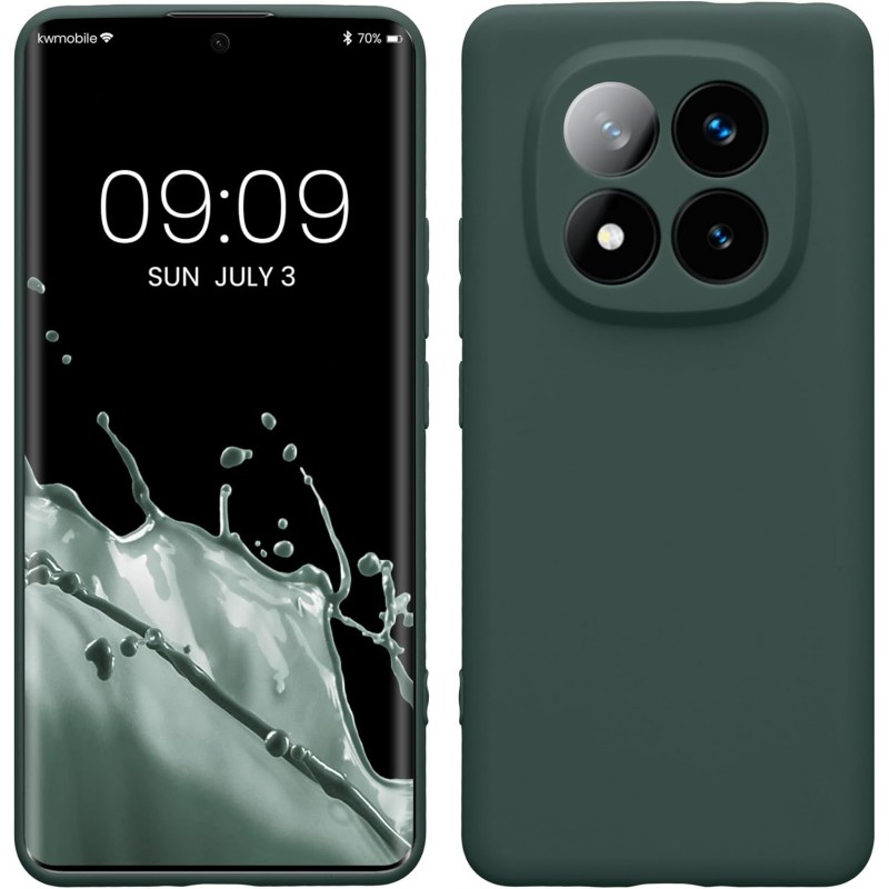 Oem Θήκη Σιλικόνης Soft 2.0 mm Για Xiaomi Redmi Note 15 Pro Plus 5G Σκούρο - Πράσινο 