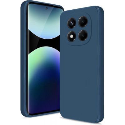 Oem Θήκη Σιλικόνης Matt 1,5 mm Για Xiaomi Redmi Note 15 Pro Plus 5G Σκούρο - Μπλε