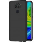 Oem Θήκη Σιλικόνης Matt 1,2 mm Για Xiaomi Redmi Note 9 Μαύρο