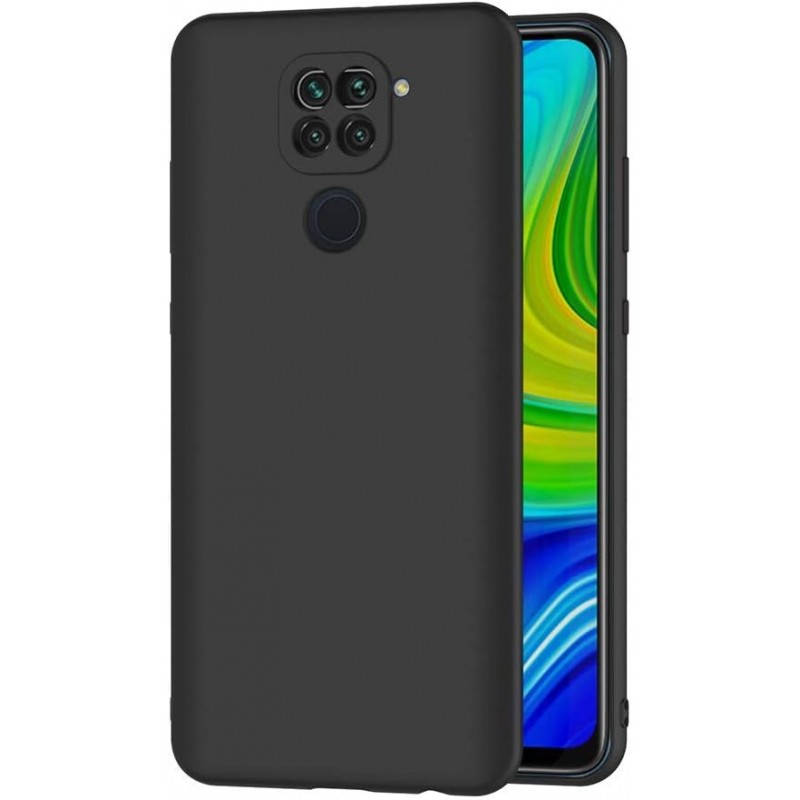 Oem Θήκη Σιλικόνης Matt 1,2 mm Για Xiaomi Redmi Note 9 Μαύρο