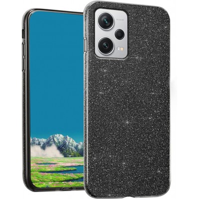 Oem Θήκη Shining Χρυσόσκονη Για Apple iPhone 17 Pro 5G 6,3" Μαύρο