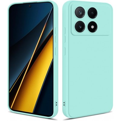 Oem Θήκη Σιλικόνης Soft 2.0 mm Για Xiaomi Poco X6 Pro 5G Τιρκουάζ