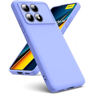 Oem Θήκη Σιλικόνης Soft 2.0 mm Για Xiaomi Poco X6 Pro 5G Λιλά