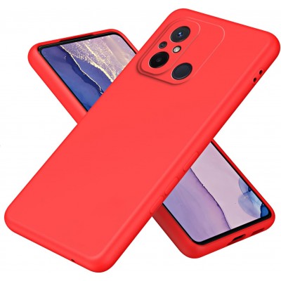 Oem Θήκη Σιλικόνης Matt 1,2 mm Για Xiaomi Redmi 12C / Redmi 11A Κόκκινο