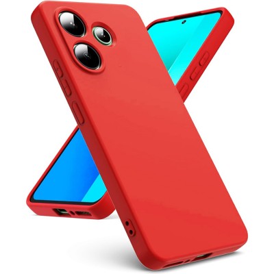 Oem Θήκη Σιλικόνης Soft 2.0 mm Για Realme Note 50 Κόκκινο