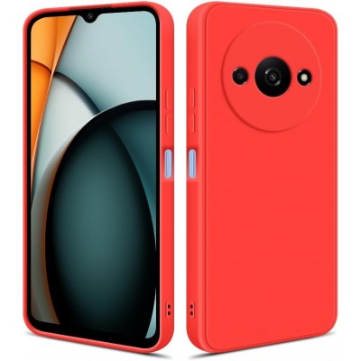 Oem Θήκη Σιλικόνης Soft 2.0 mm Για Xiaomi Redmi A3 2024 Κόκκινο