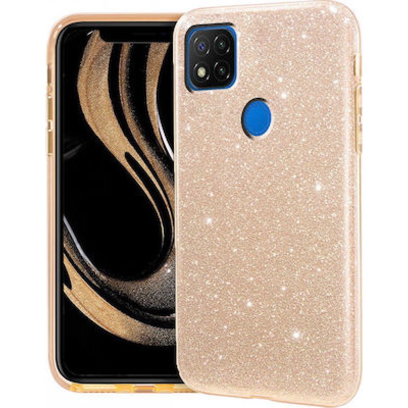  Oem Θήκη Shining Χρυσόσκονη Για       Xiaomi Redmi 9C / Redmi 10A Χρυσό