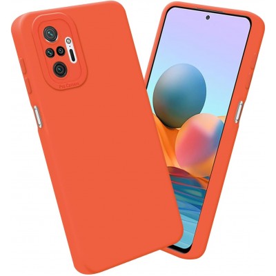 Oem Θήκη Σιλικόνης Soft 2.0 mm Για Xiaomi Redmi Note 10 Pro / 10 Pro Max Πορτοκαλί