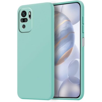 Oem Θήκη Σιλικόνης Soft 2.0 mm Για Xiaomi Redmi Note 10 Pro / 10 Pro Max Τιρκουάζ