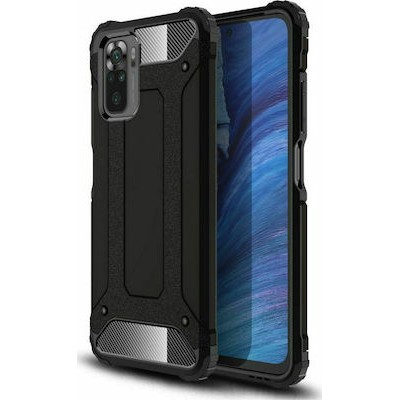 Oem Θήκη Armor Back Cover Για Xiaomi Redmi Note 10 4G / 10S  Μαύρο