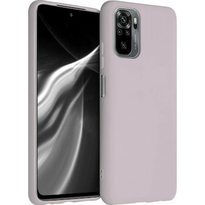 Oem Θήκη Σιλικόνης Matt 1,2 mm Για Xiaomi Redmi Note 10 4G / 10S Ροζ