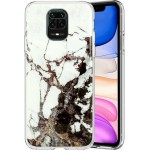 Oem Θήκη Σιλικόνης Marmur case Design 2 Για Xiaomi Redmi Note 9 Pro / Redmi Note 9s / Note 9 Pro Max  Καφέ