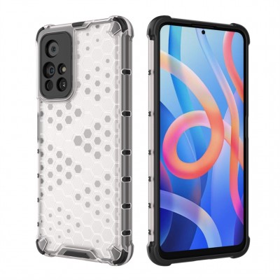 Oem Honeycomb Θήκη Σιλικόνης armor Για Xiaomi Poco M4 Pro 5G / Redmi Note 11T 5G / Redmi Note 11s 5G  Διάφανο