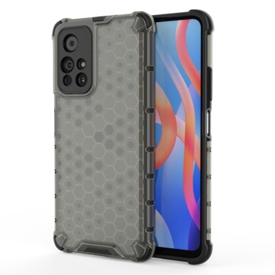 OEM Honeycomb Θήκη Σιλικόνης armor Για Xiaomi Poco M4 Pro 5G / Redmi Note 11T 5G / Redmi Note 11s 5G  Μαύρο