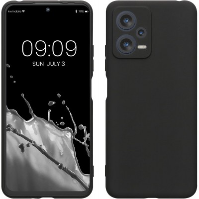 Oem Θήκη Σιλικόνης Matt 1,2 mm Για Xiaomi Redmi Note 12 Pro 4G Μαύρο