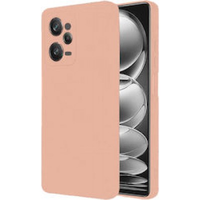 Oem Θήκη Σιλικόνης Matt 1,2 mm Για Xiaomi Redmi Note 12 Pro 5G Ροζ - Nud