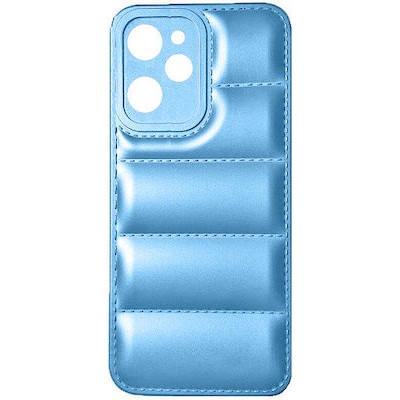 Oem ΘήκηPuffer Δερματίνης Για Xiaomi Poco X5 5G Metallic Γαλάζιο