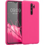 Oem Θήκη Σιλικόνης Matt 1,2 mm Για Xiaomi Redmi Note 8 Pro Φούξια