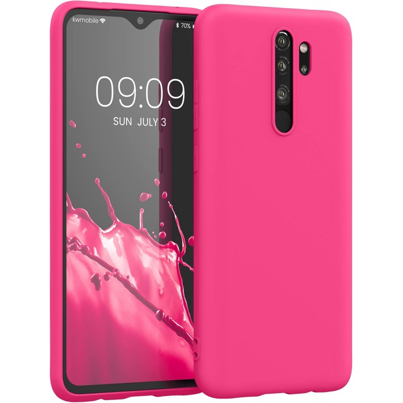 Oem Θήκη Σιλικόνης Matt 1,2 mm Για Xiaomi Redmi Note 8 Pro Φούξια