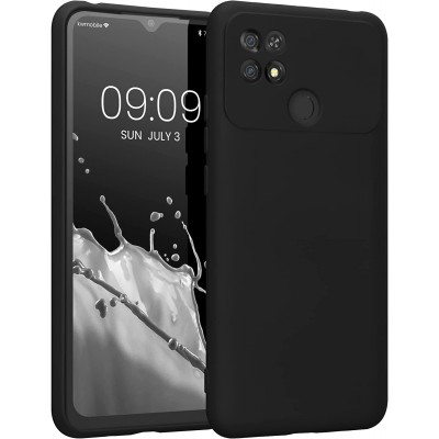 Oem Θήκη Σιλικόνης Matt 1,2 mm Για Xiaomi Poco C40 Μαύρο