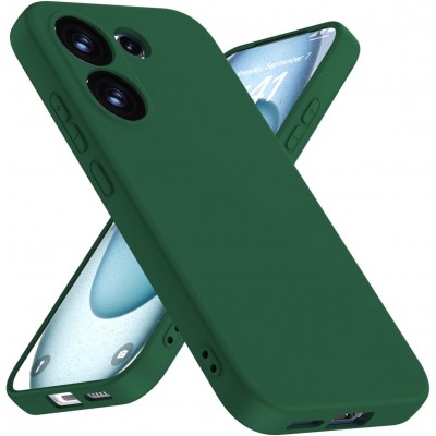 Oem Θήκη Σιλικόνης Soft 2.0 mm Για Xiaomi Redmi 13C Σκούρο - Πράσινο