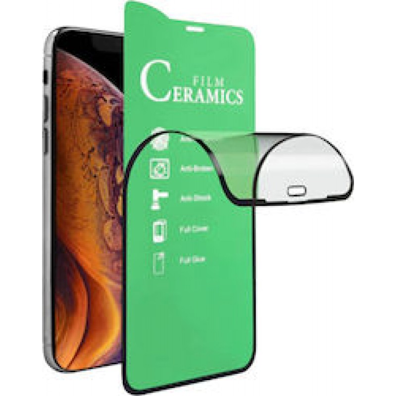 Ceramic Flexi Full Face Tempered Black Για Realme C53 4G / C51 / Narzo N53 Μαύρο
