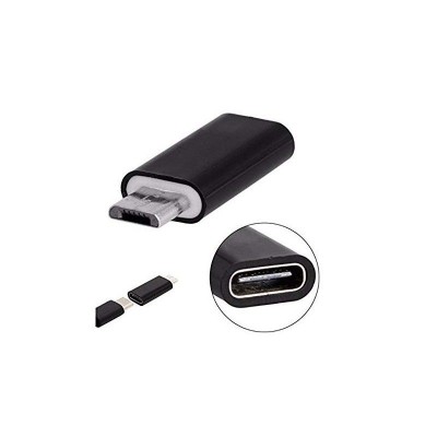 Oem Αντάπτορας μετατροπέας Type-C to Micro USB Micro USB Μαύρο