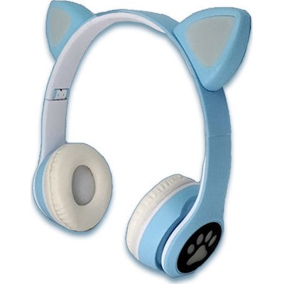 Oem VIV-23Μ Ασύρματα / Ενσύρματα Bluetooth On Ear Παιδικά Ακουστικά Γαλάζιο
