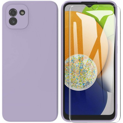 Oem Θήκη Σιλικόνης Soft 2.0 mm Για Samsung Galaxy A03S Μωβ