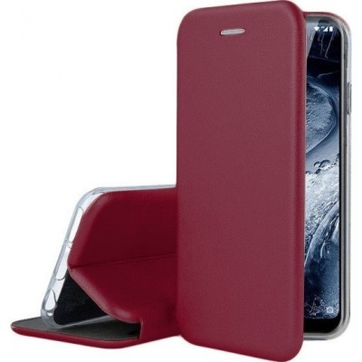 Οem Θήκη Βιβλίο Smart Magnet Elegance Για  Apple iPhone 13 6.1" Μπορντό