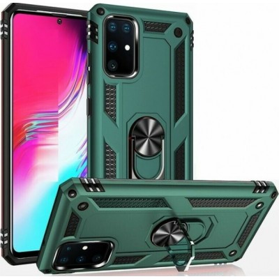 Oem Θήκη με Ring Stand TPU Case Για Samsung Galaxy A51 4G / A51 5G  Πράσινο 